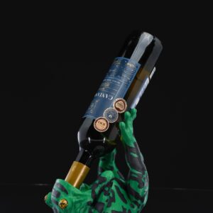 Suporte de Vinho Sapo Relaxado