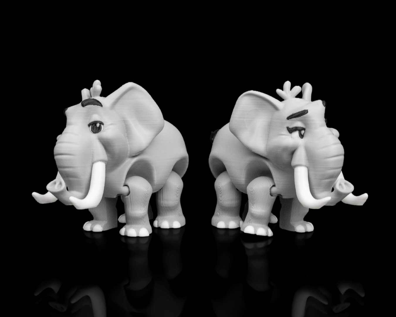 Pair of Elephants - Image 4