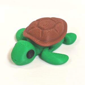 Printipop 3D Druck Shirin Schildkröte braun beweglich