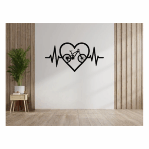Bike Heartline Wall Decoration