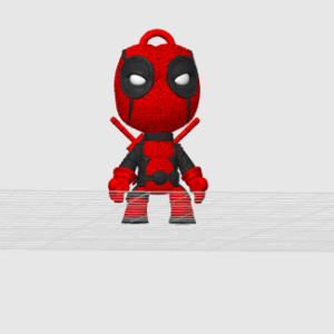 Chaveiro Deadpool Detalhado 5cm