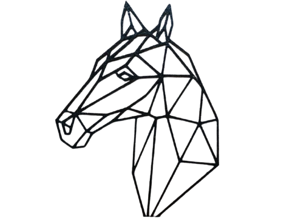 Geometric Horse Wall Decoration - Image 2