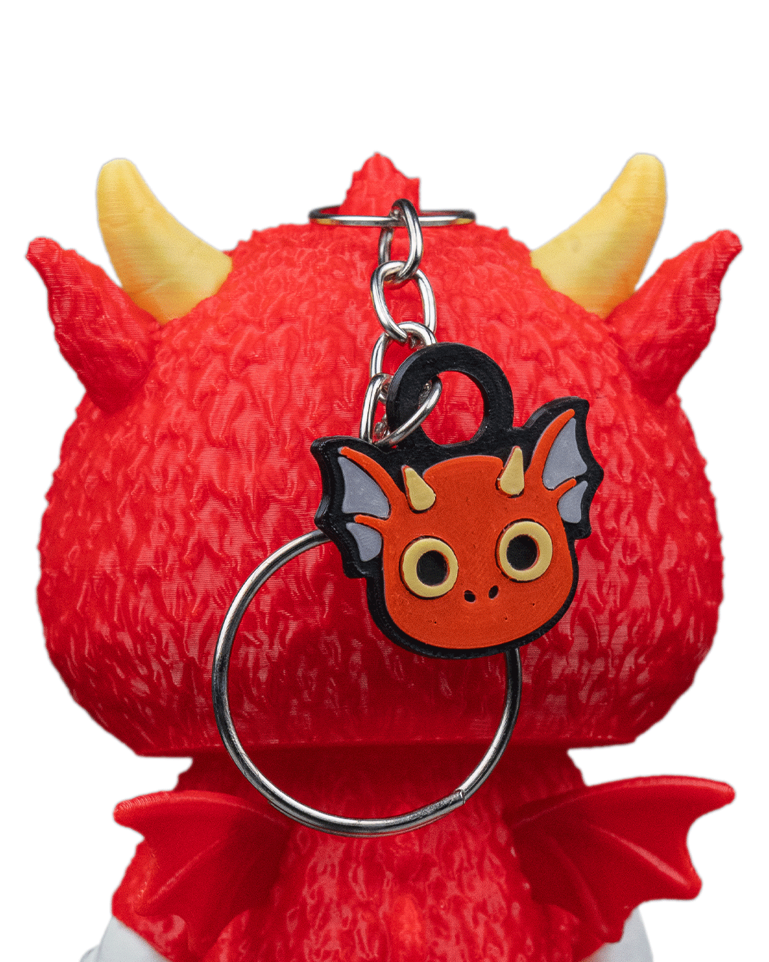 Chaveiro Colecionável Skubbies Scorchi(O Dragão) Estilo Labubu- Impressão 3D - Image 17