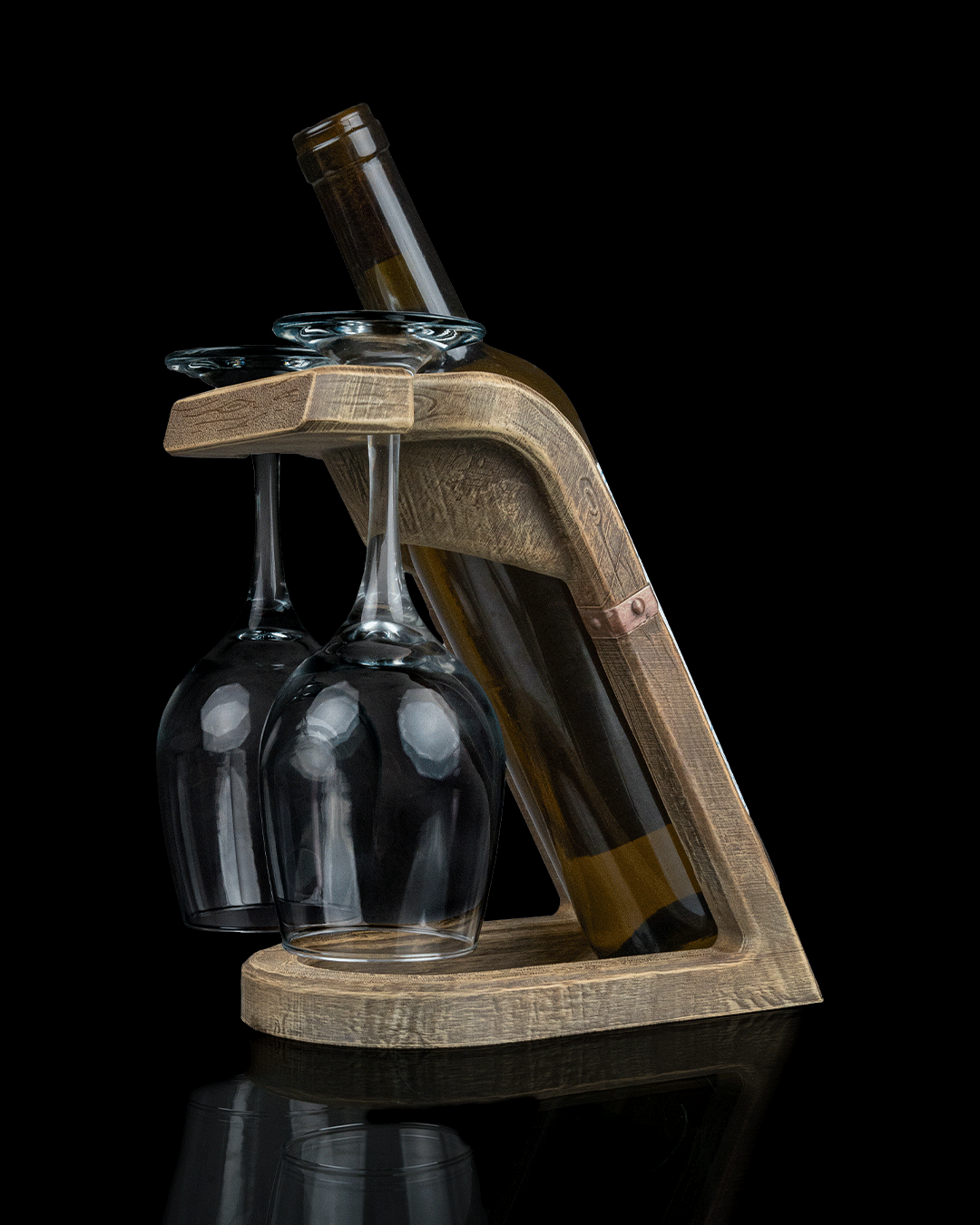 The Oak Rest - Glass & Wine Holder - Image 3