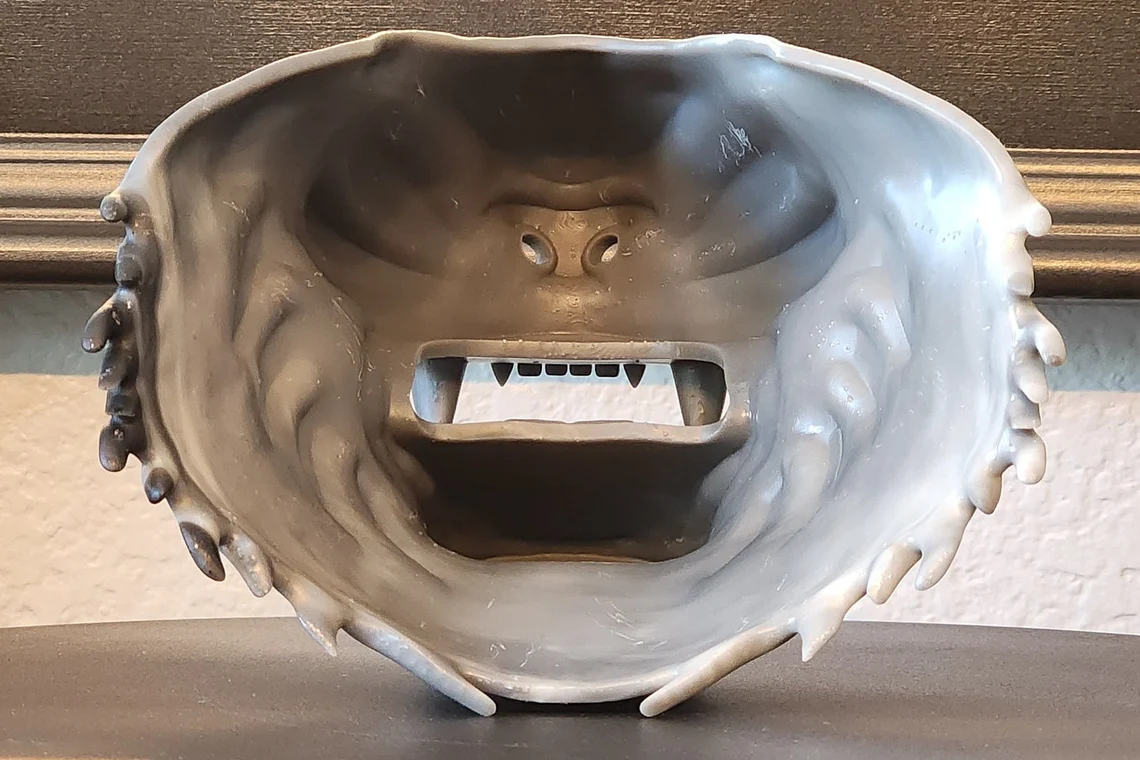 Tiger Animal Face Mask (Unpainted) – 3D Printed Decor, Costume & Cosplay - Image 6