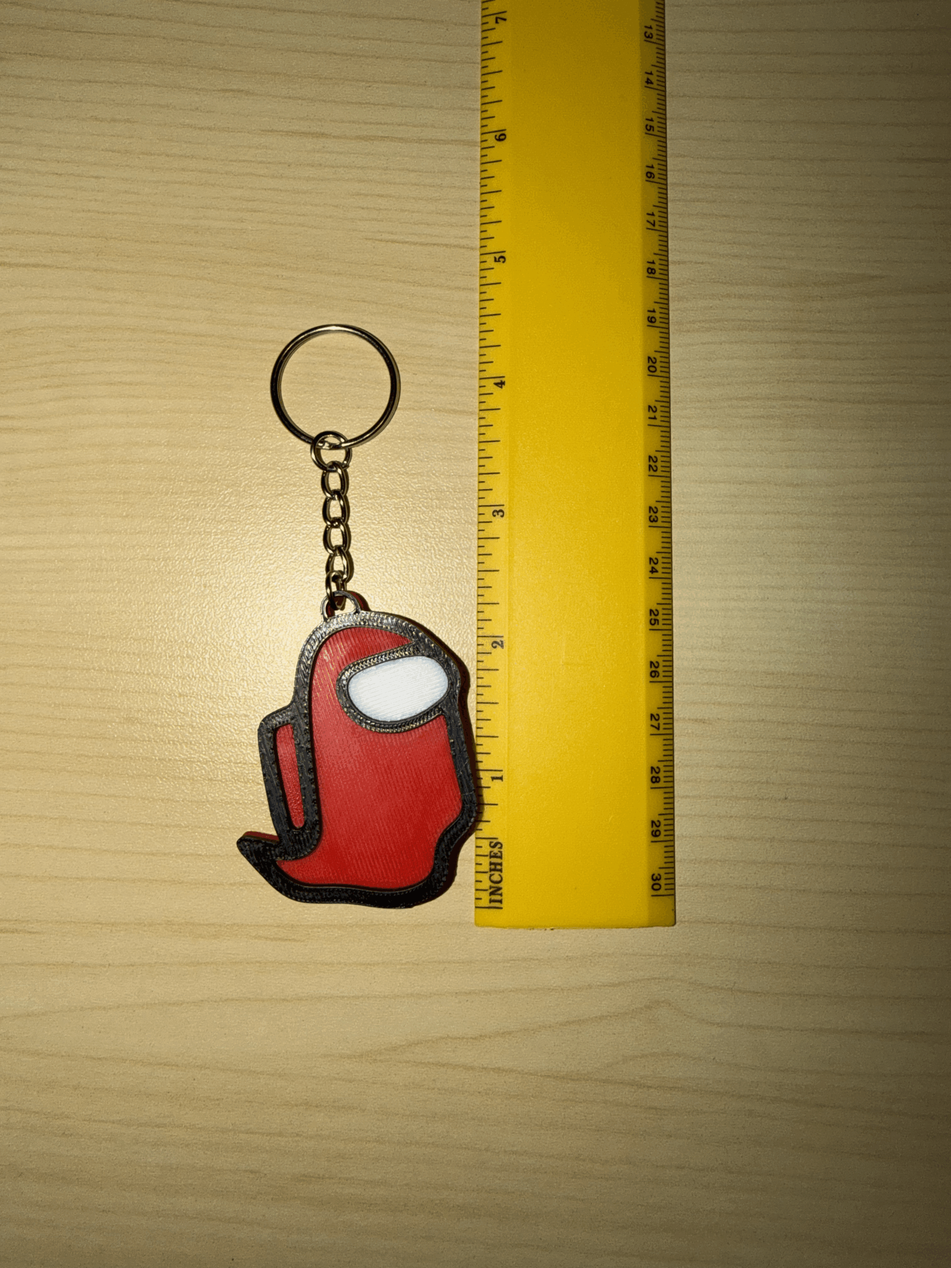 Among Us Dead Crewmate Keychain - Image 3