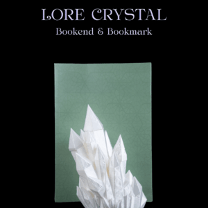 🔮 Lore Crystal – Bookend & Bookmark – Once Upon a Page Collection