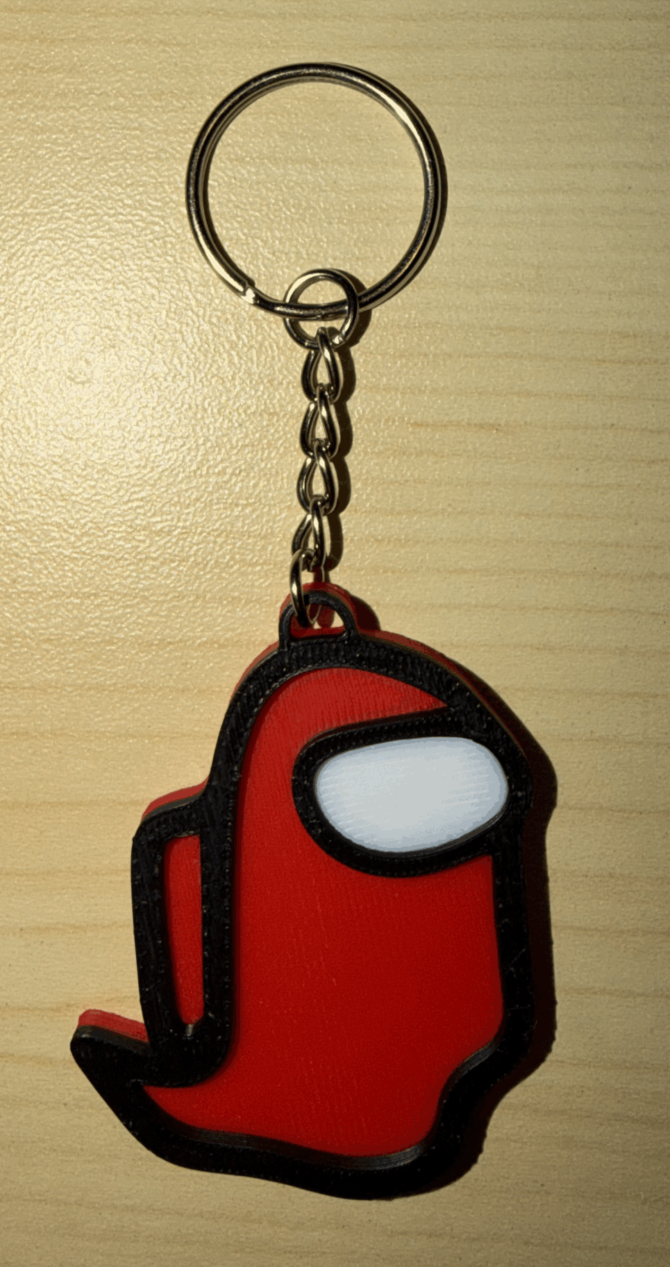 Among Us Dead Crewmate Keychain