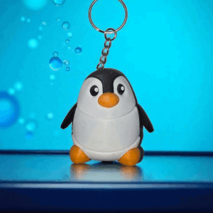 Chubby Penguin Keychain