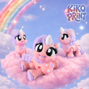 Tiny Unicorn Keychain