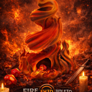 Burning Roll Dice Tower